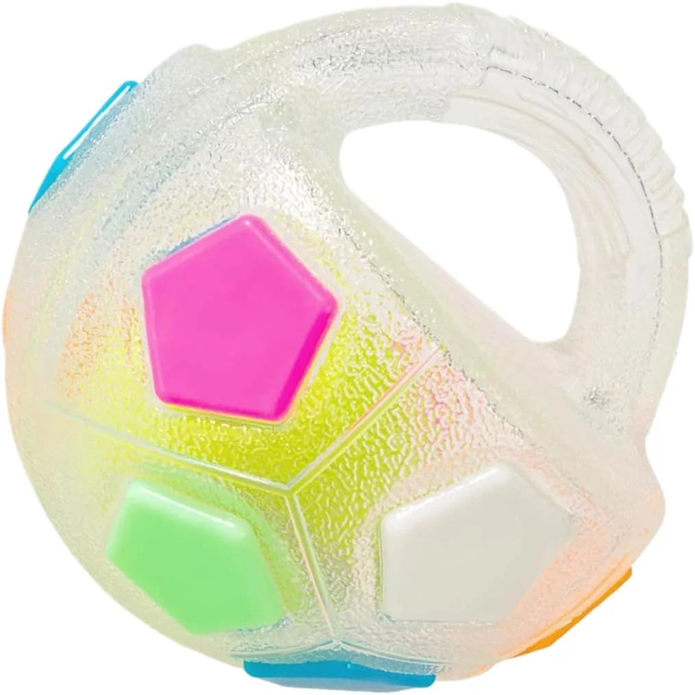 توپ سگ | لوازم حیوانات خانگی | اسباب بازی سگ تعاملی به شکل توپ فوتبال، برای نژادهای کوچک، متوسط و بزرگ، مناسب برای جویدن تهاجمی، بازی توله سگ، غنی سازی در فضای باز، پیاده روی و آموزش