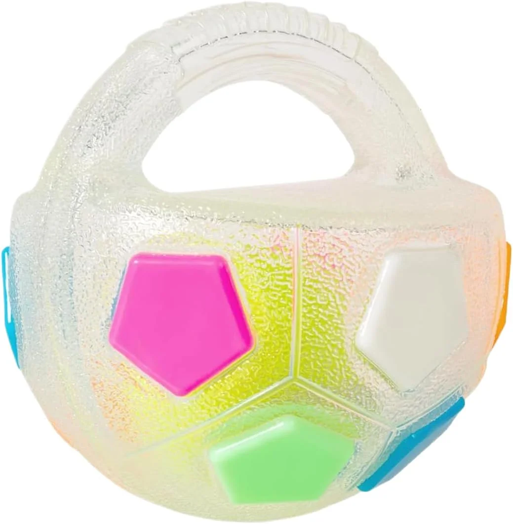 توپ های سگ برای جویدن تهاجمی | وسایل حیوانات خانگی Fetch، توپ پخش کننده تشویقی و لیسیدنی با صدای جیر جیر، برای نژادهای کوچک، متوسط و بزرگ، جویدن تهاجمی، بازی توله سگ، غنی سازی در فضای باز، پیاده روی، آموزش