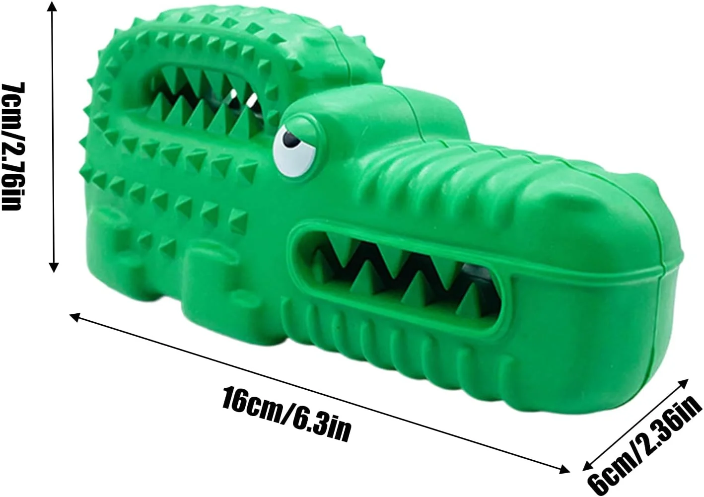 اسباب بازی سگ تمساح | لوازم جویدنی توله سگ لاستیکی جیرجیر کننده - اسباب بازی های جویدنی سگ های تهاجمی، برای مربیان والدین حیوانات خانگی، تسکین دندان درآوردن در فضای داخلی و خارجی، زمان نوازش آپارتمان، اتاق خواب