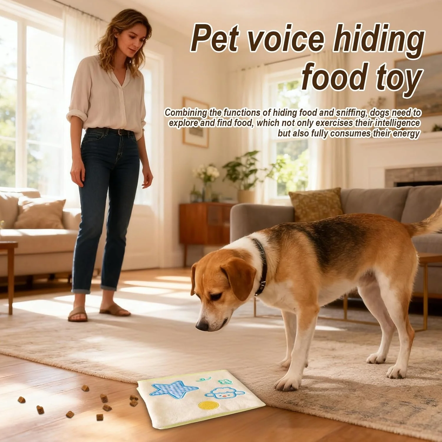 اسباب بازی های پخش کننده تشویقی سگ | آموزش مهارت جویدن حیوانات خانگی - اسباب بازی جستجوی تشویقی توله سگ - برای نژادهای متوسط، داخل خانه، فضای باز، بالکن، مسافرت، حیاط خلوت، اتاق نشیمن، پارک اسباب بازی های پخش کننده تشویقی سگ | آموزش مهارت جویدن حیوانات خانگی - اسباب بازی جستجوی تشویقی توله سگ - برای نژادهای متوسط، داخل خانه، فضای باز، بالکن، مسافرت، حیاط خلوت، اتاق نشیمن، پارک