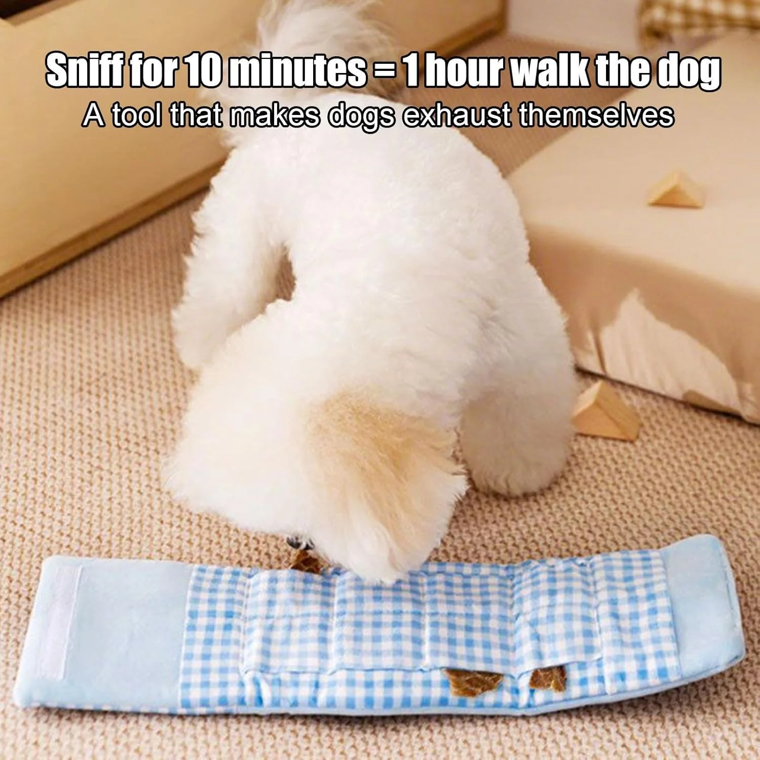 اسباب بازی پخش کننده تشویقی سگ - آموزش مهارت جویدن حیوانات خانگی - پد جستجوی غذا برای سگ - برای نژادهای متوسط ​​در فضای داخلی، خارجی، بالکن، مسافرت، حیاط خلوت، اتاق نشیمن، پارک