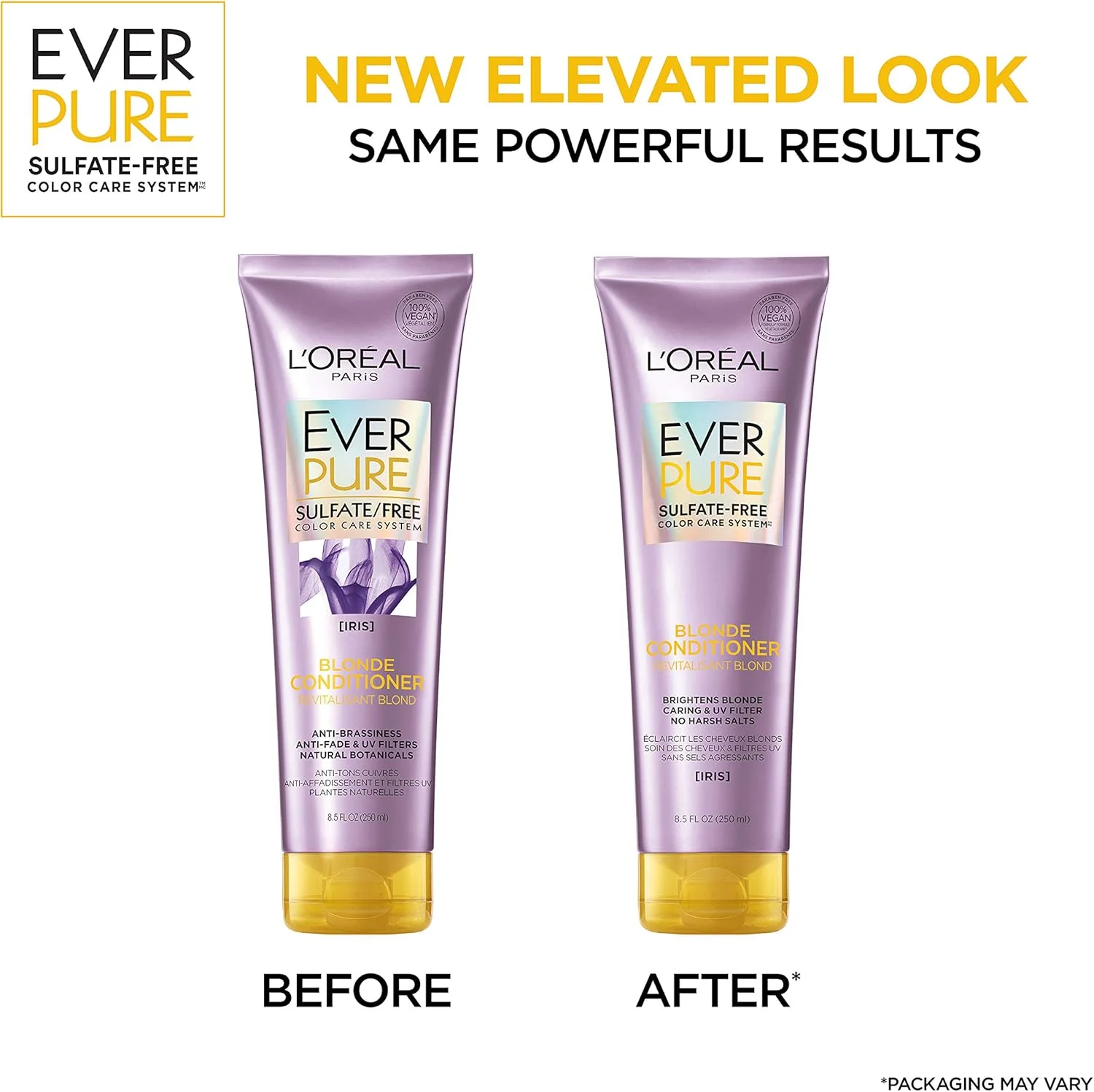 شامپو بدون سولفات لورآل پاریس EverPure Blonde مناسب موهای رنگ شده، خنثی کننده زردی + متعادل کننده، برای موهای بلوند، 2 عدد (هر کدام 250 میلی لیتر) شامپو بدون سولفات لورآل پاریس EverPure Blonde مناسب موهای رنگ شده، خنثی کننده زردی + متعادل کننده، برای موهای بلوند، 2 عدد (هر کدام 250 میلی لیتر)