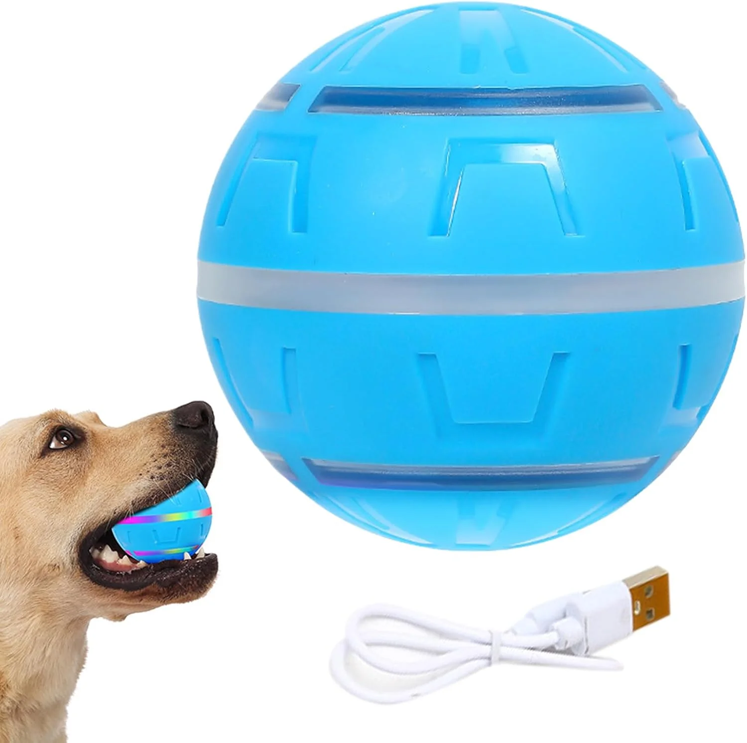 توپ متحرک سگ - اسباب بازی های فعال غلتکی حیوانات خانگی - توپ هوشمند سگ اسباب بازی توله سگ - برای تحریک غنی سازی ورزش بازی بچه گربه توله سگ جویدن تهاجمی در فضای داخلی توپ متحرک سگ - اسباب بازی های فعال غلتکی حیوانات خانگی - توپ هوشمند سگ اسباب بازی توله سگ - برای تحریک غنی سازی ورزش بازی بچه گربه توله سگ جویدن تهاجمی در فضای داخلی