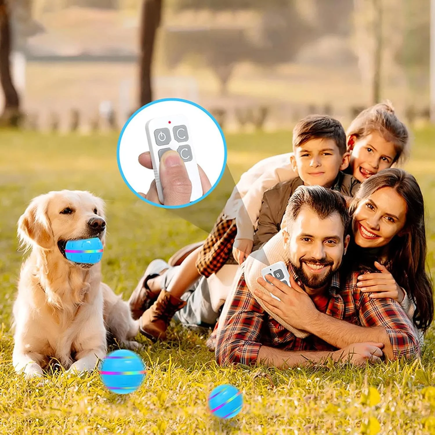 توپ متحرک برای سگ ها - اسباب بازی های فعال غلتکی حیوانات خانگی - توپ غلتکی اتوماتیک برای سگ ها، برای نژادهای کوچک و بزرگ، جویدن تهاجمی، آموزش، تحریک، بازی در فضای داخلی و خارجی