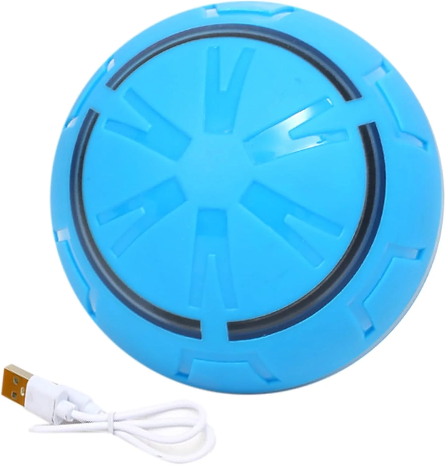 توپ متحرک سگ | توپ بازی تعاملی سگ شارژی USB با چرخش فعال خودکار | برای آموزش، تحریک و بازی در داخل و خارج از خانه برای نژادهای کوچک و بزرگ و سگ های جونده