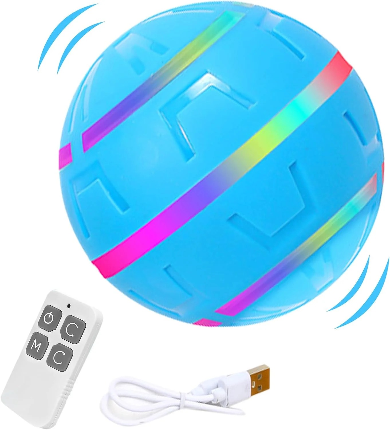 توپ متحرک برای سگ ها، اسباب بازی های فعال غلتکی حیوانات خانگی، توپ اسباب بازی هوشمند متحرک اتوماتیک سگ، برای تحریک، غنی سازی، ورزش، بازی، بچه گربه، توله سگ، جویدن تهاجمی در داخل خانه