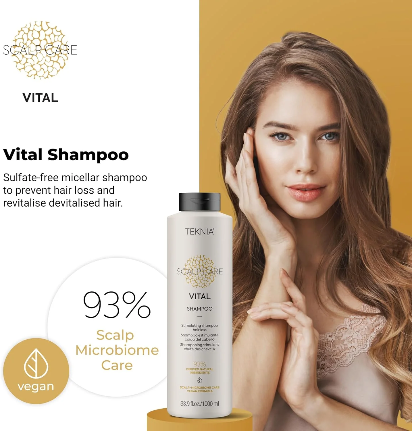 شامپو محرک مراقبت از پوست سر لکمه تکنیا ویتال 1000 میلی لیتر شامپو محرک مراقبت از پوست سر لکمه تکنیا ویتال 1000 میلی لیتر