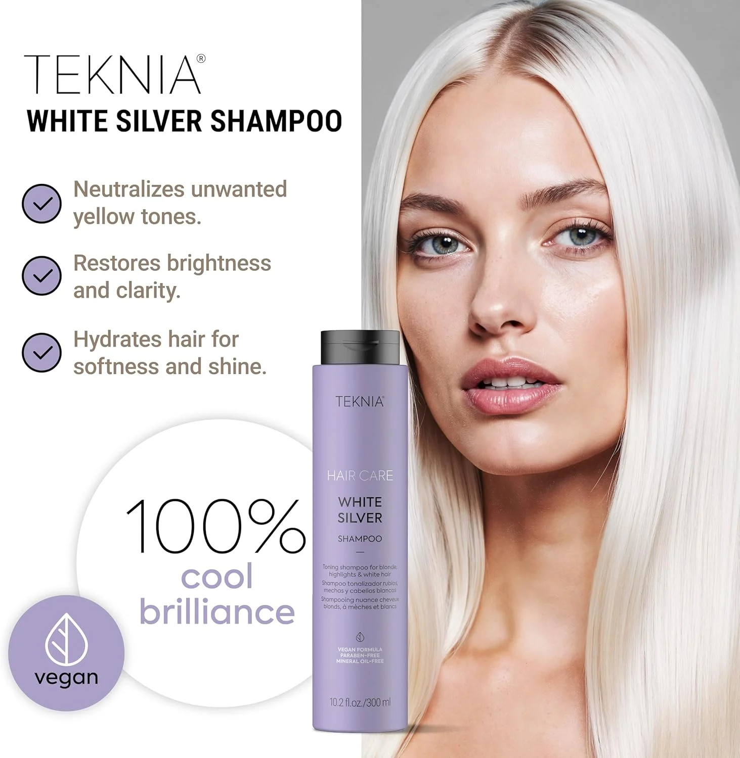 شامپو نقره ای سفید لاکمه تکنیا - 300 میلی لیتر شامپو حرفه ای زنانه شامپو نقره ای سفید لاکمه تکنیا - 300 میلی لیتر شامپو حرفه ای زنانه