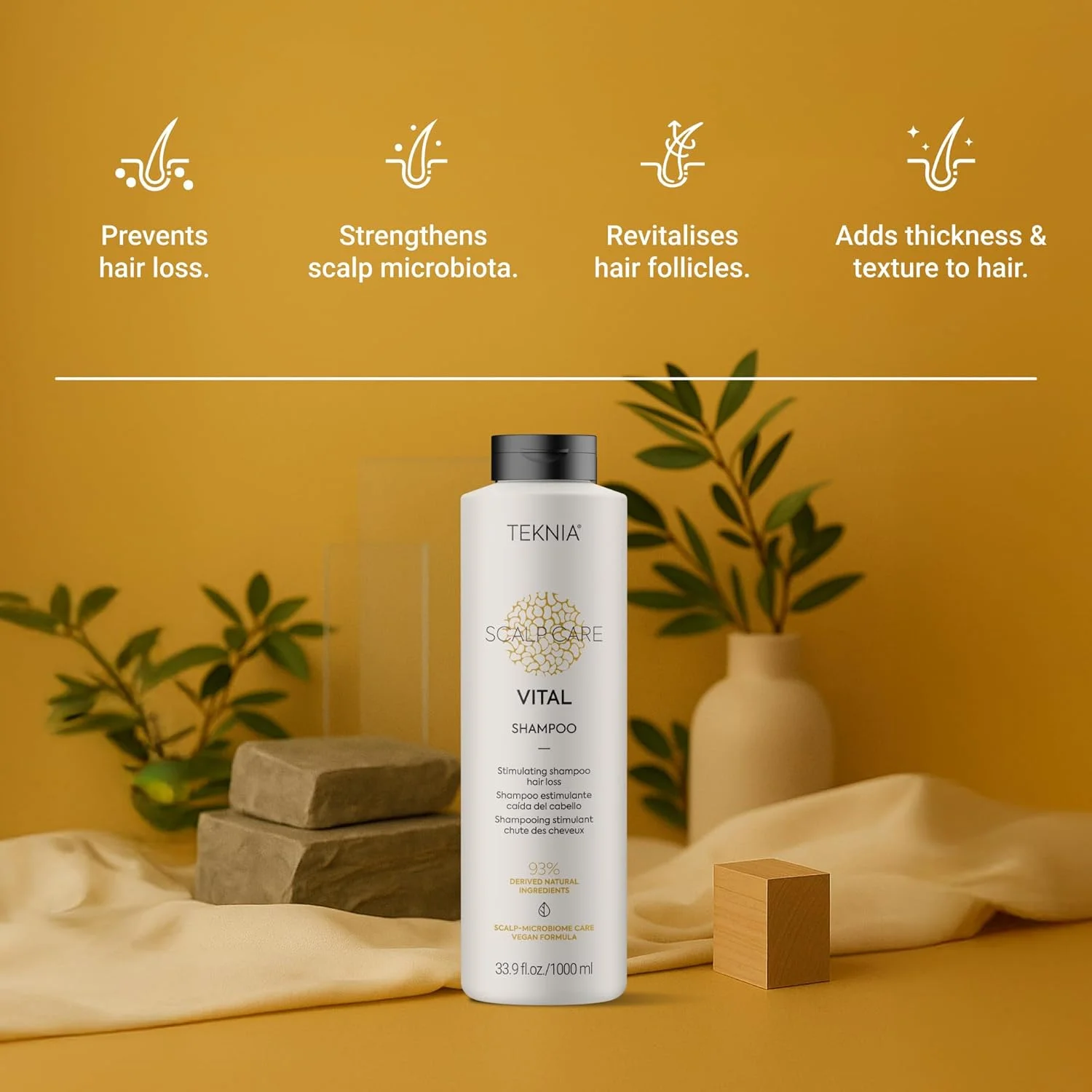 شامپو محرک مراقبت از پوست سر لکمه تکنیا ویتال 1000 میلی لیتر شامپو محرک مراقبت از پوست سر لکمه تکنیا ویتال 1000 میلی لیتر