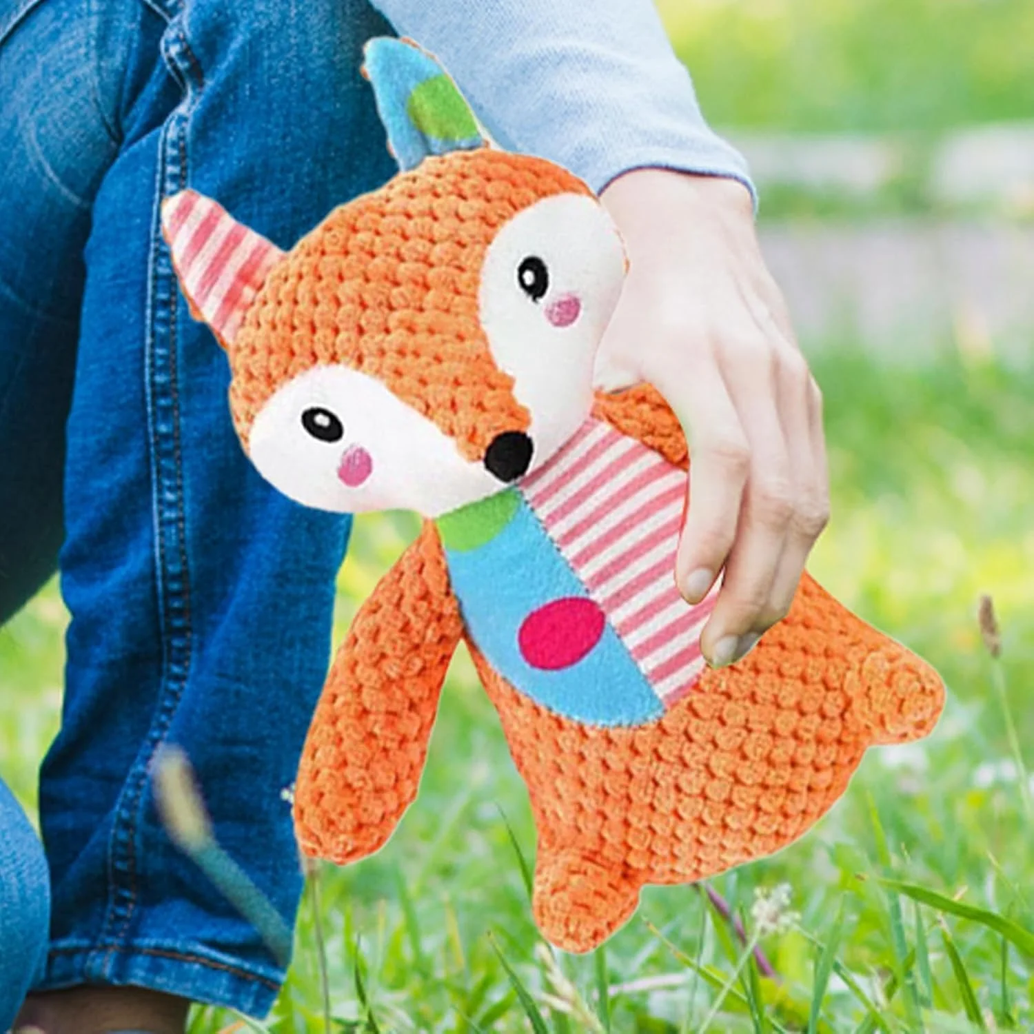 اسباب بازی سگ پولیشی، لوازم حیوانات خانگی تعاملی و چروک | اسباب بازی پولیشی صدادار، برای سگ های کوچک، متوسط و بزرگ، جویدن توله سگ، تمیز کردن دندان ها و مشغول نگه داشتن آنها اسباب بازی سگ پولیشی، لوازم حیوانات خانگی تعاملی و چروک | اسباب بازی پولیشی صدادار، برای سگ های کوچک، متوسط و بزرگ، جویدن توله سگ، تمیز کردن دندان ها و مشغول نگه داشتن آنها