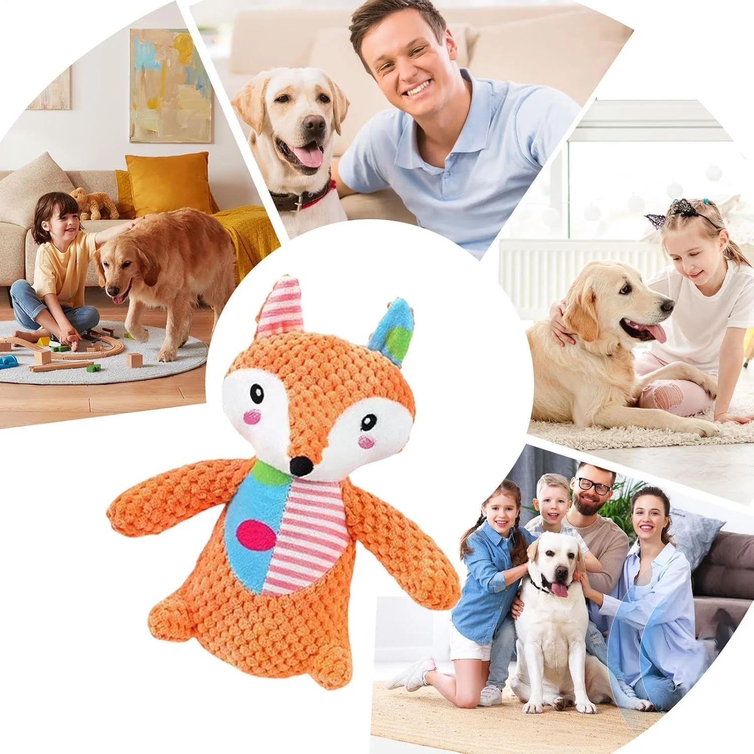 اسباب بازی سگ پولیشی، لوازم حیوانات خانگی تعاملی و چروک | اسباب بازی پولیشی صدادار، برای سگ های کوچک، متوسط و بزرگ، جویدن توله سگ، تمیز کردن دندان ها و مشغول نگه داشتن آنها اسباب بازی سگ پولیشی، لوازم حیوانات خانگی تعاملی و چروک | اسباب بازی پولیشی صدادار، برای سگ های کوچک، متوسط و بزرگ، جویدن توله سگ، تمیز کردن دندان ها و مشغول نگه داشتن آنها