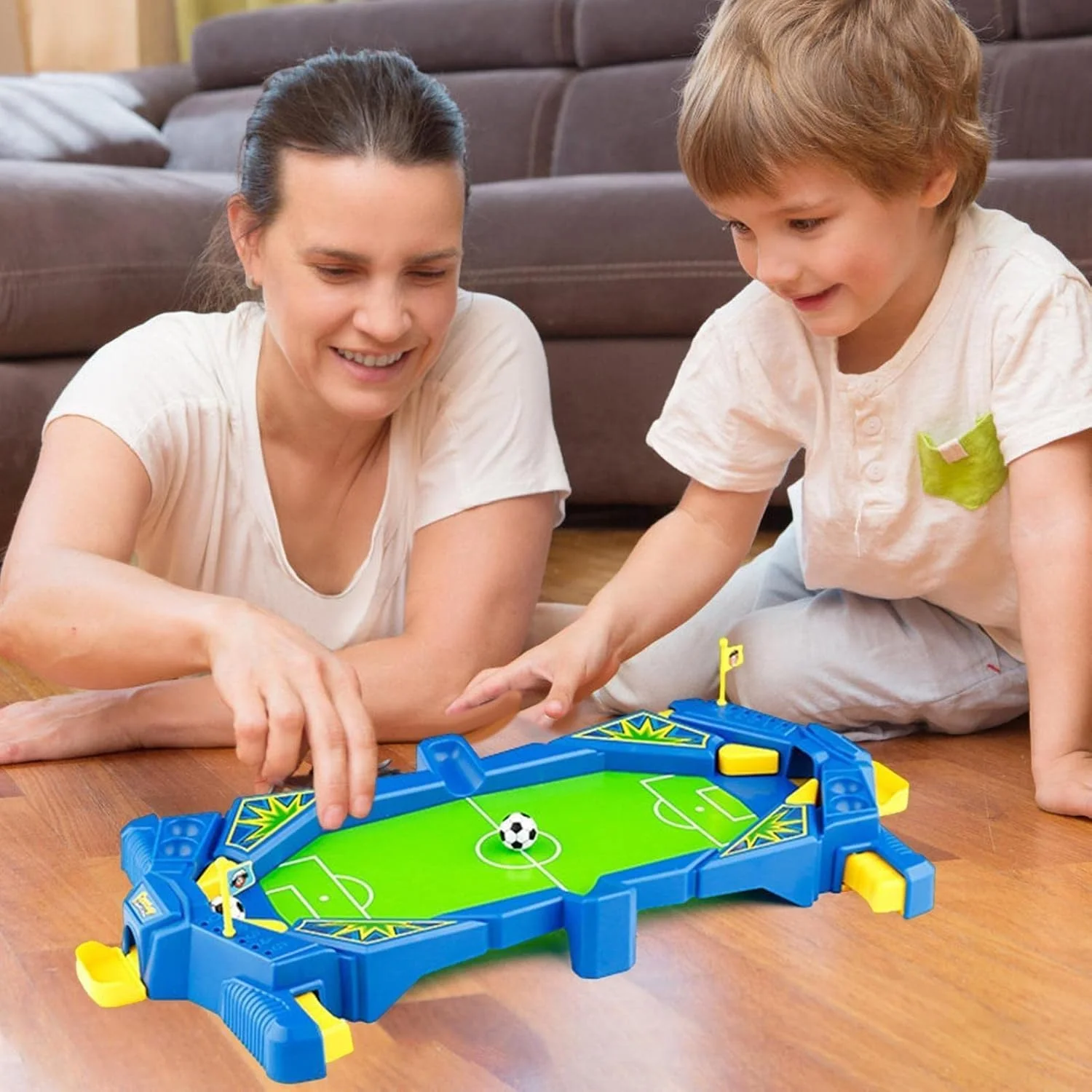 بازی فوتبال دستی رومیزی VersaMarts - بازی تخته ای مسابقه فوتبال کوچک برای کودکان و بزرگسالان بازی فوتبال دستی رومیزی VersaMarts - بازی تخته ای مسابقه فوتبال کوچک برای کودکان و بزرگسالان