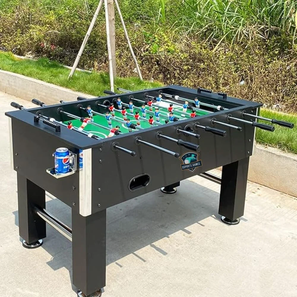 میز فوتبال دستی حرفه ای X-sports - سایز استاندارد، بازی چند نفره داخل و خارج از خانه برای بزرگسالان و خانواده ها میز فوتبال دستی حرفه ای X-sports - سایز استاندارد، بازی چند نفره داخل و خارج از خانه برای بزرگسالان و خانواده ها