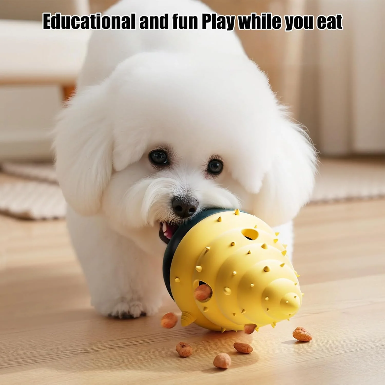 اسباب بازی های تشویقی برای سگ ها - اسباب بازی های غنی سازی سگ | حلزونی شکل تغذیه آهسته برای جلوگیری از خستگی، سرگرمی و تمرین، مناسب برای آموزش حیوانات خانگی کوچک و متوسط