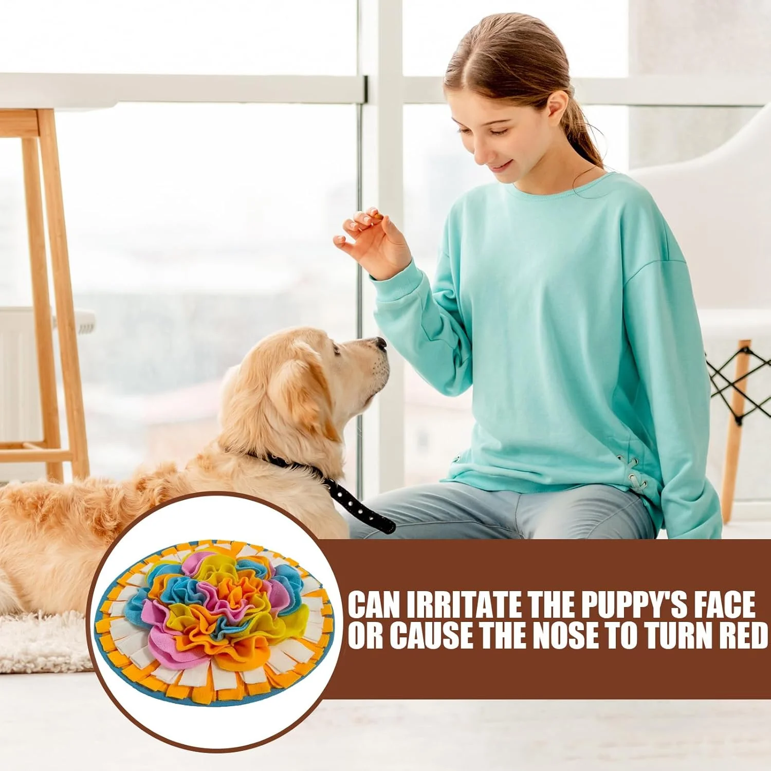 پد بویایی حیوانات خانگی | پد اسناف سگ - اسباب بازی های غنی سازی تعاملی توله سگ برای حیوانات، آموزش جعبه لیسیدن، توله سگ ها، استفاده در فضای باز پد بویایی حیوانات خانگی | پد اسناف سگ - اسباب بازی های غنی سازی تعاملی توله سگ برای حیوانات، آموزش جعبه لیسیدن، توله سگ ها، استفاده در فضای باز