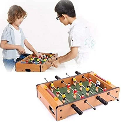 فوتبال دستی رومیزی ULTIMAX - ست بازی فوتبال/فوتبال دستی کوچک قابل حمل با دو توپ و نگهدارنده امتیاز برای بزرگسالان و کودکان فوتبال دستی رومیزی ULTIMAX - ست بازی فوتبال/فوتبال دستی کوچک قابل حمل با دو توپ و نگهدارنده امتیاز برای بزرگسالان و کودکان