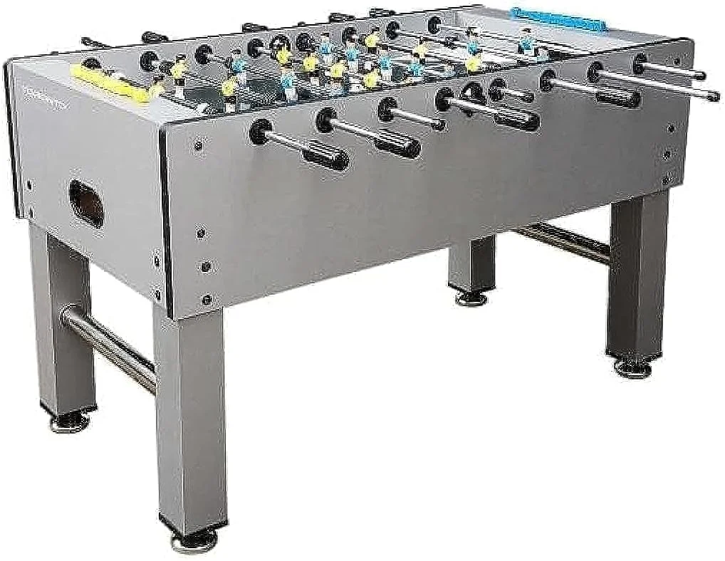 فوتبال دستی تورنتو GF016 سایز ۵ فوت - ساختار MDF بادوام، زمین بازی و روکش لمینت شده، دستگیره های ضد لغزش، پایه های مربعی MDF پایدار، ایده آل برای سرگرمی در خانه و تفریح خانوادگی - رنگ خاکستری فوتبال دستی تورنتو GF016 سایز ۵ فوت - ساختار MDF بادوام، زمین بازی و روکش لمینت شده، دستگیره های ضد لغزش، پایه های مربعی MDF پایدار، ایده آل برای سرگرمی در خانه و تفریح خانوادگی - رنگ خاکستری