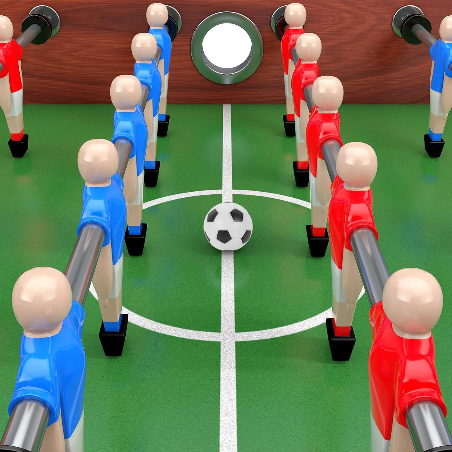 توپ های جایگزین فوتبال دستی، توپ های فوتبال رومیزی سیاه و سفید 36 میلی متری