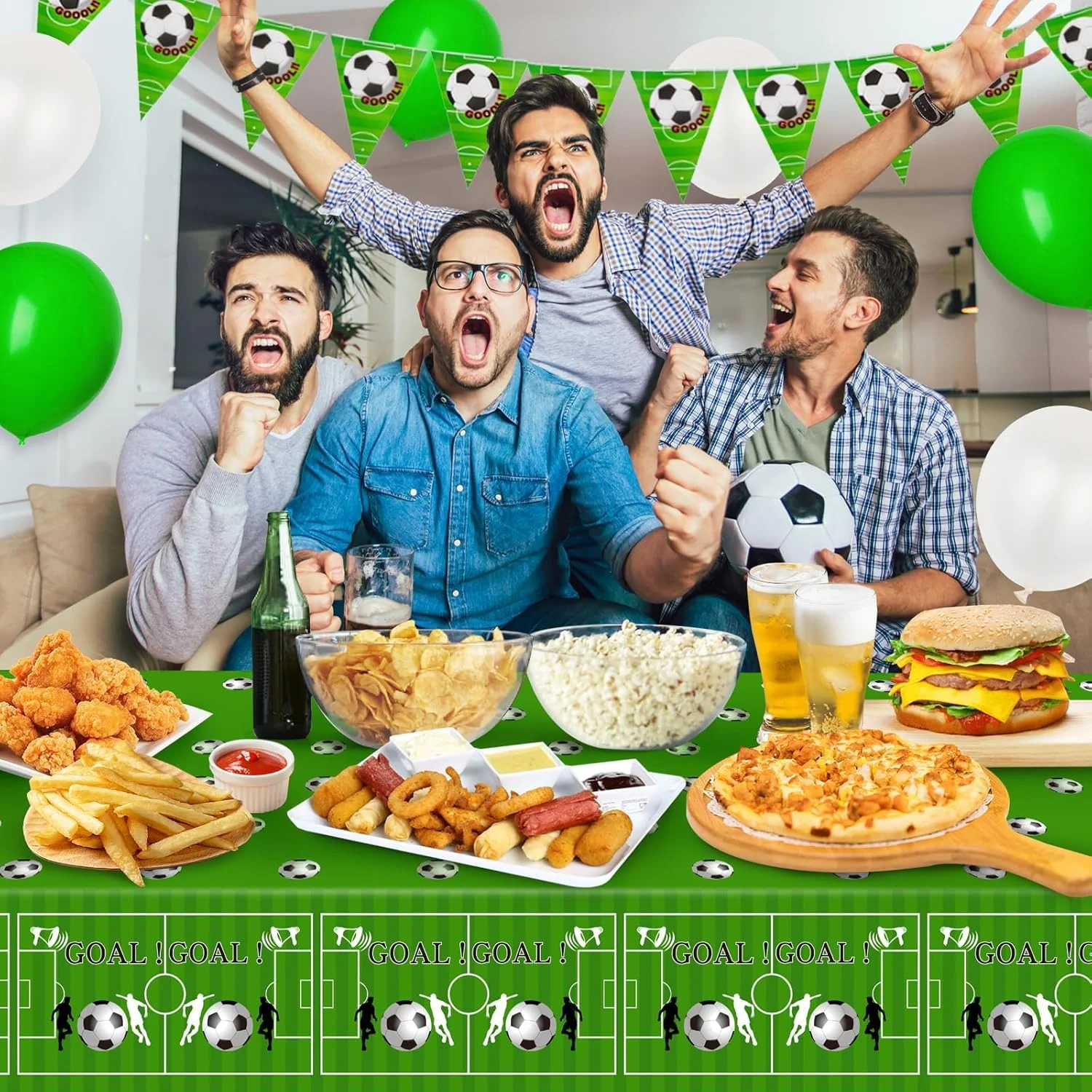 سفره یکبار مصرف طرح فوتبال TERRIFI، 3 عدد، مناسب برای رویدادهای فوتبالی، روز مسابقه، لوازم مهمانی با تم فوتبال (220*130 سانتی متر) سفره یکبار مصرف طرح فوتبال TERRIFI، 3 عدد، مناسب برای رویدادهای فوتبالی، روز مسابقه، لوازم مهمانی با تم فوتبال (220*130 سانتی متر)