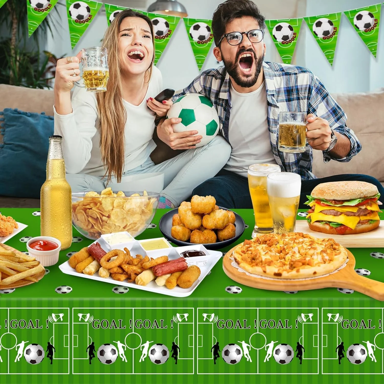 سفره یکبار مصرف طرح فوتبال TERRIFI، 3 عدد، مناسب برای رویدادهای فوتبالی، روز مسابقه، لوازم مهمانی با تم فوتبال (220*130 سانتی متر) سفره یکبار مصرف طرح فوتبال TERRIFI، 3 عدد، مناسب برای رویدادهای فوتبالی، روز مسابقه، لوازم مهمانی با تم فوتبال (220*130 سانتی متر)