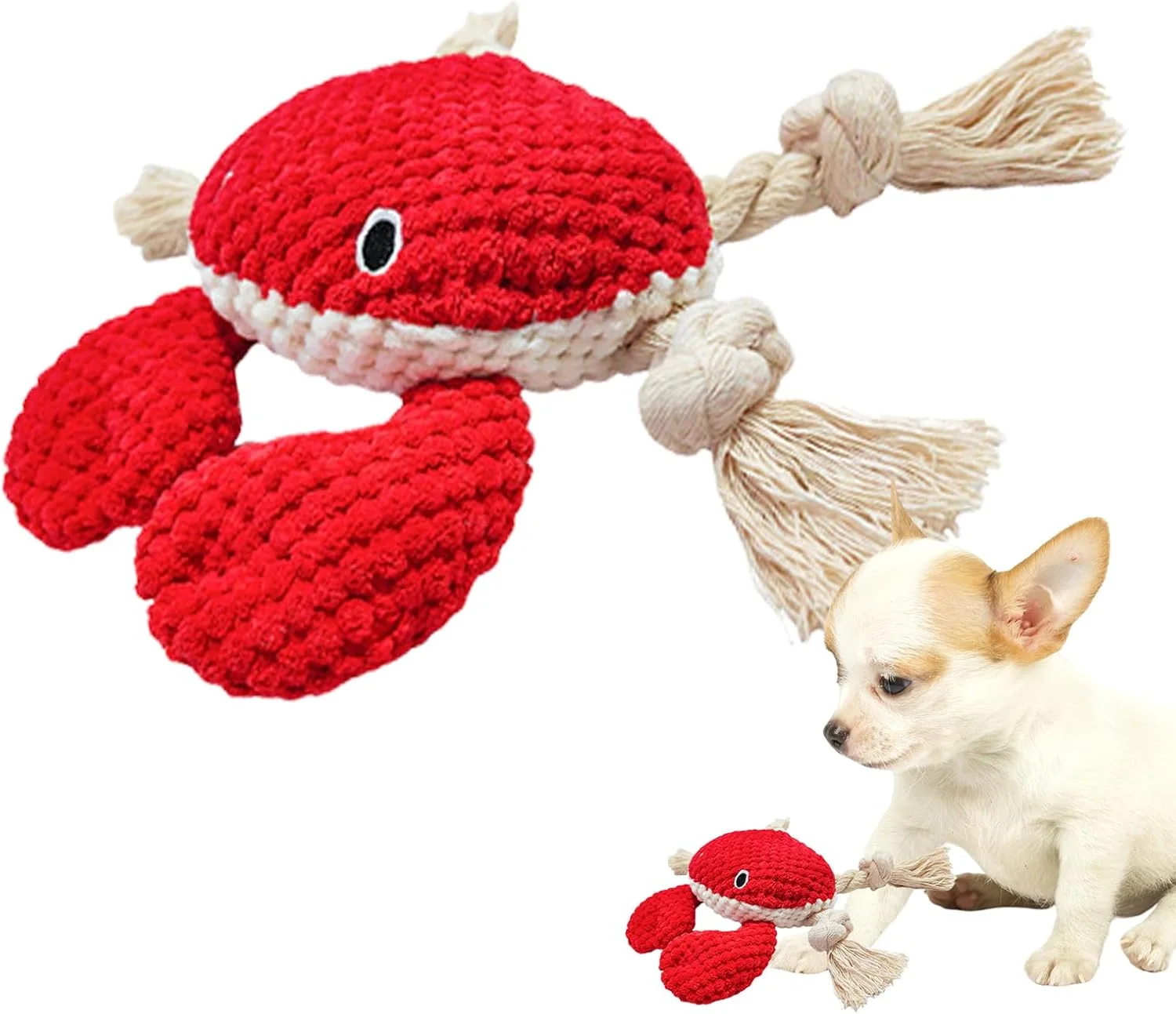 اسباب بازی سگ برای جویدن تهاجمی، اسباب بازی های تعاملی پر شده سگ | لوازم جویدنی حیوانات خانگی تعاملی و صدادار برای گاز گرفتن، بازی کردن، پرتاب کردن، آوردن، تولد، هالووین، کریسمس