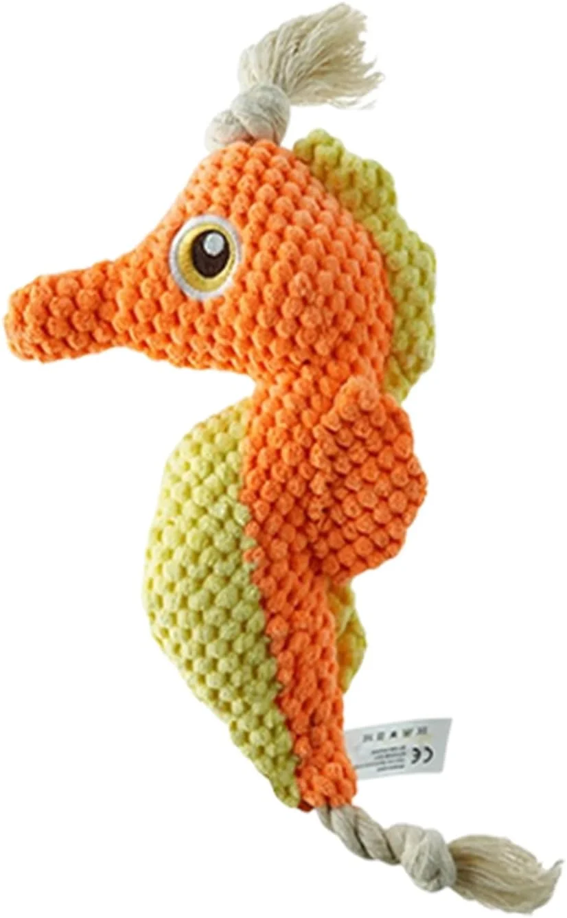 اسباب بازی سگ جیرجیر کننده | اسباب بازی های جویدنی سگ - لوازم جویدنی حیوانات خانگی جیرجیر کننده تعاملی برای بازی گاز گرفتن، پرتاب کردن، آوردن، تولد، هالووین، کریسمس