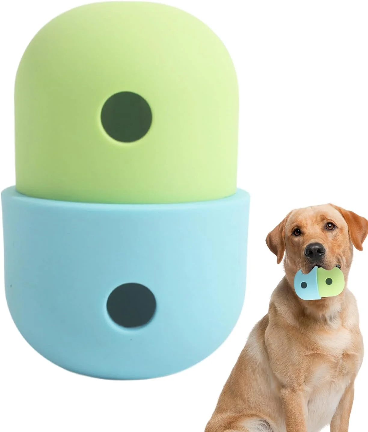 اسباب بازی سگ با قابلیت پخش خوراکی - توپ پخش خوراکی سیلیکونی برای سگ | اسباب بازی پازلی خوراکی برای توله سگ، لوازم حیوانات خانگی برای توله سگ های کوچک، متوسط و بزرگ