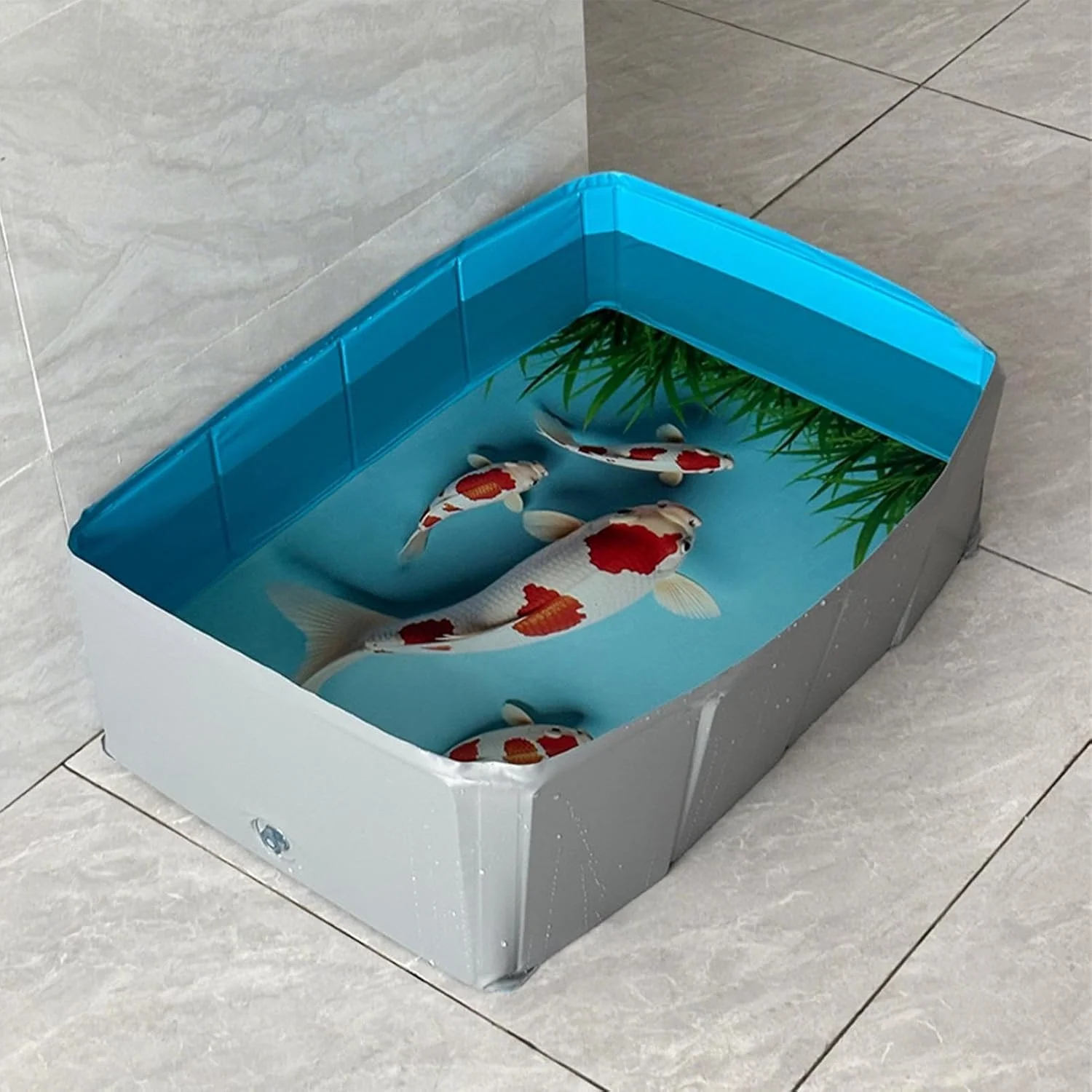 استخر شنا سگ، استخر شنا تاشو PVC برای سگ - وان آب تنی سبک وزن برای توله سگ، گربه و حیوانات کوچک متوسط و بزرگ استخر شنا سگ، استخر شنا تاشو PVC برای سگ - وان آب تنی سبک وزن برای توله سگ، گربه و حیوانات کوچک متوسط و بزرگ