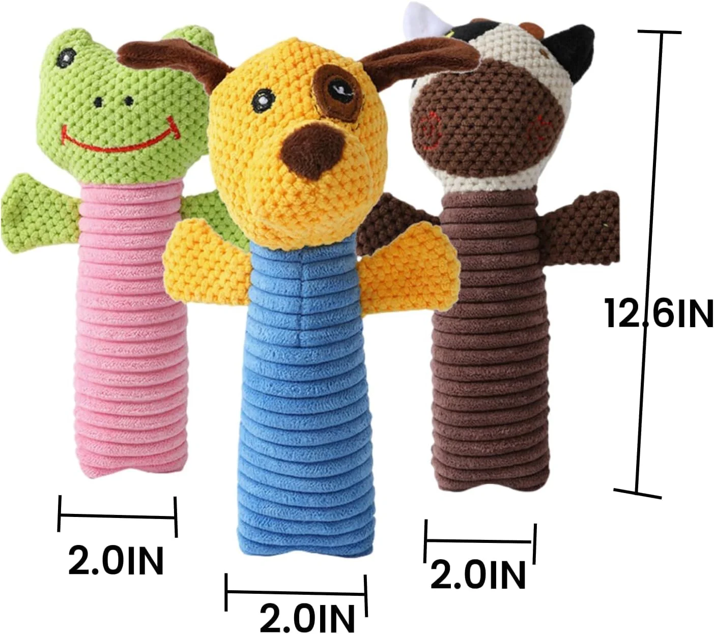 اسباب بازی سگ: بسته 3 عددی اسباب بازی جویدنی سگ های مخملی برای نژادهای کوچک و متوسط، اسباب بازی های حیوانات خانگی بادوام و مقاوم، اسباب بازی های دندانی توله سگ، جویدنی تعاملی برای مشغول نگه داشتن آنها، بهترین هدیه تولد اسباب بازی سگ: بسته 3 عددی اسباب بازی جویدنی سگ های مخملی برای نژادهای کوچک و متوسط، اسباب بازی های حیوانات خانگی بادوام و مقاوم، اسباب بازی های دندانی توله سگ، جویدنی تعاملی برای مشغول نگه داشتن آنها، بهترین هدیه تولد