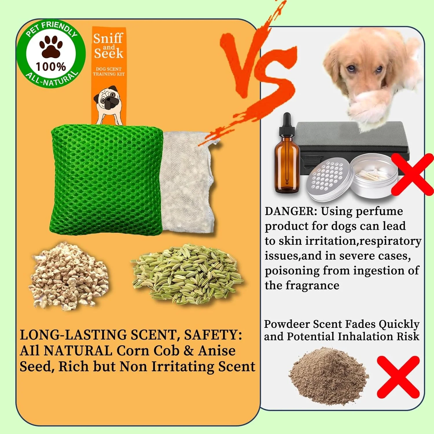 کیت آموزش بویایی سگ، بازی های فکری سگ، اسباب بازی های قایم موشک سگ، بازی های سگ - کار بینی سرگرم کننده برای سگ ها، اسباب بازی های بویایی و جستجوی سگ، کیت کار بینی سگ، کیت کار بویایی برای همه سنین سگ (سبز) کیت آموزش بویایی سگ، بازی های فکری سگ، اسباب بازی های قایم موشک سگ، بازی های سگ - کار بینی سرگرم کننده برای سگ ها، اسباب بازی های بویایی و جستجوی سگ، کیت کار بینی سگ، کیت کار بویایی برای همه سنین سگ (سبز)