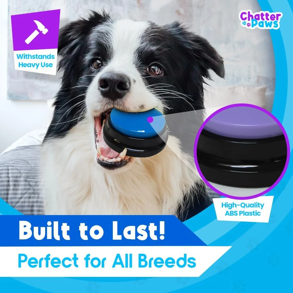 دکمه های سگ برای ارتباط - دکمه های سخنگوی بلند سگ، مجموعه دکمه های آموزش سگ پلاستیکی ABS، دکمه های سخنگوی قابل ضبط 30 ثانیه ای برای ارتباط سگ ها با پد ضد لغزش و 24 برچسب (بسته 6 عددی) دکمه های سگ برای ارتباط - دکمه های سخنگوی بلند سگ، مجموعه دکمه های آموزش سگ پلاستیکی ABS، دکمه های سخنگوی قابل ضبط 30 ثانیه ای برای ارتباط سگ ها با پد ضد لغزش و 24 برچسب (بسته 6 عددی)