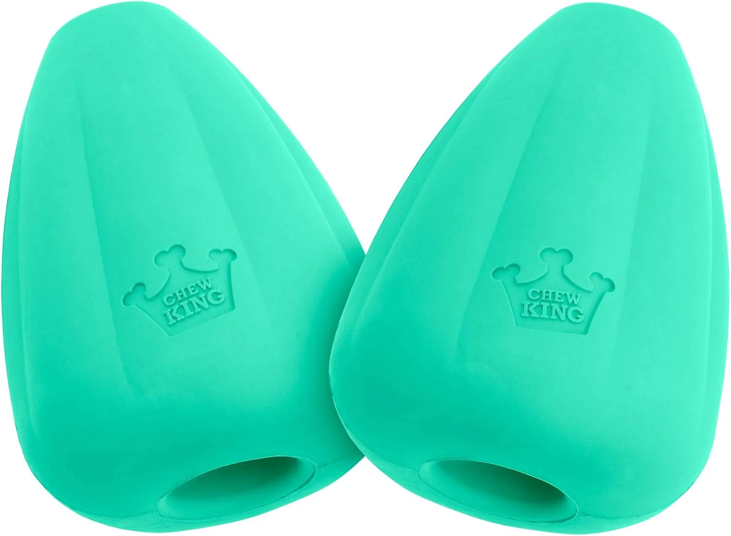 اسباب بازی سگ Chew King Premium Treat، سایز بزرگ، اسباب بازی لاستیکی طبیعی بسیار بادوام، بسته 2 عددی
