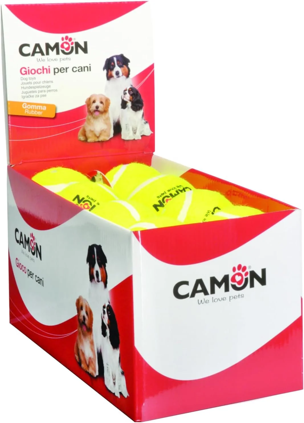 توپ تنیس زرد کمون با صدا 75 میلی متر