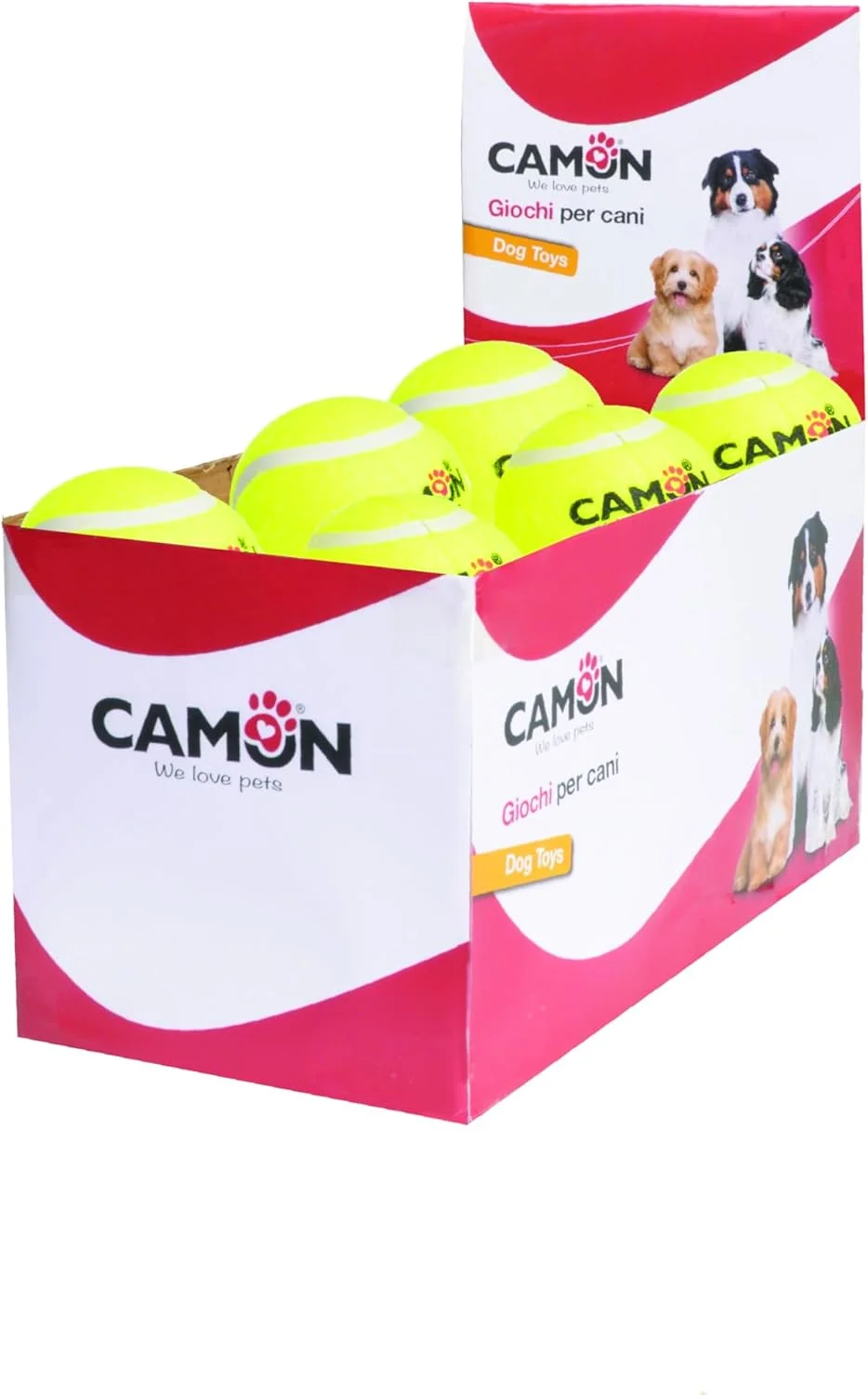 توپ تنیس زرد کمون با صدا 75 میلی متر