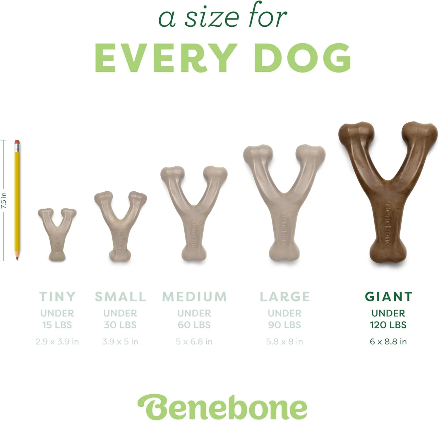 اسباب بازی جویدنی سگ Benebone مدل Wishbone با طعم مرغ سایز بزرگ مناسب برای جویدن تهاجمی