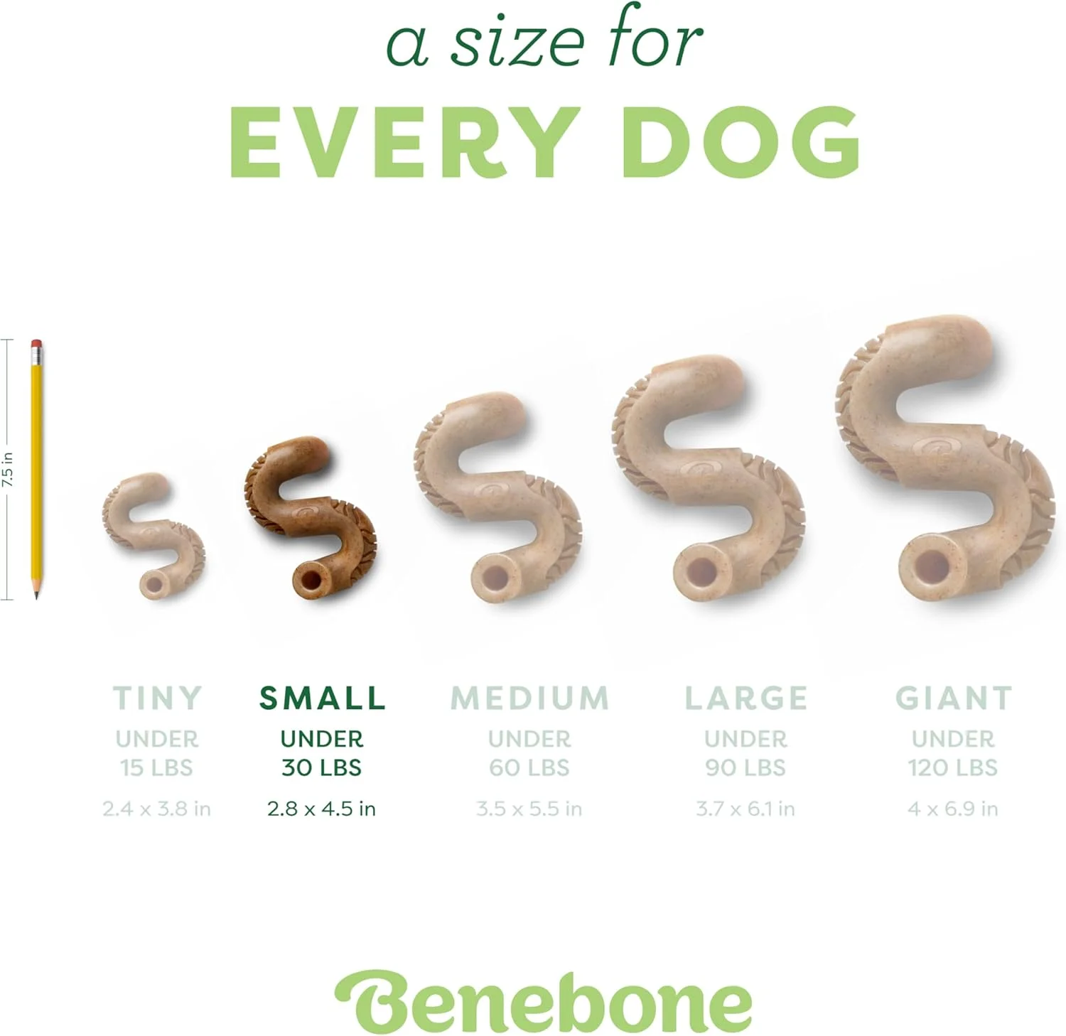 استخوان تریپ بون کوچک با طعم گوشت گاو Benebone استخوان تریپ بون کوچک با طعم گوشت گاو Benebone