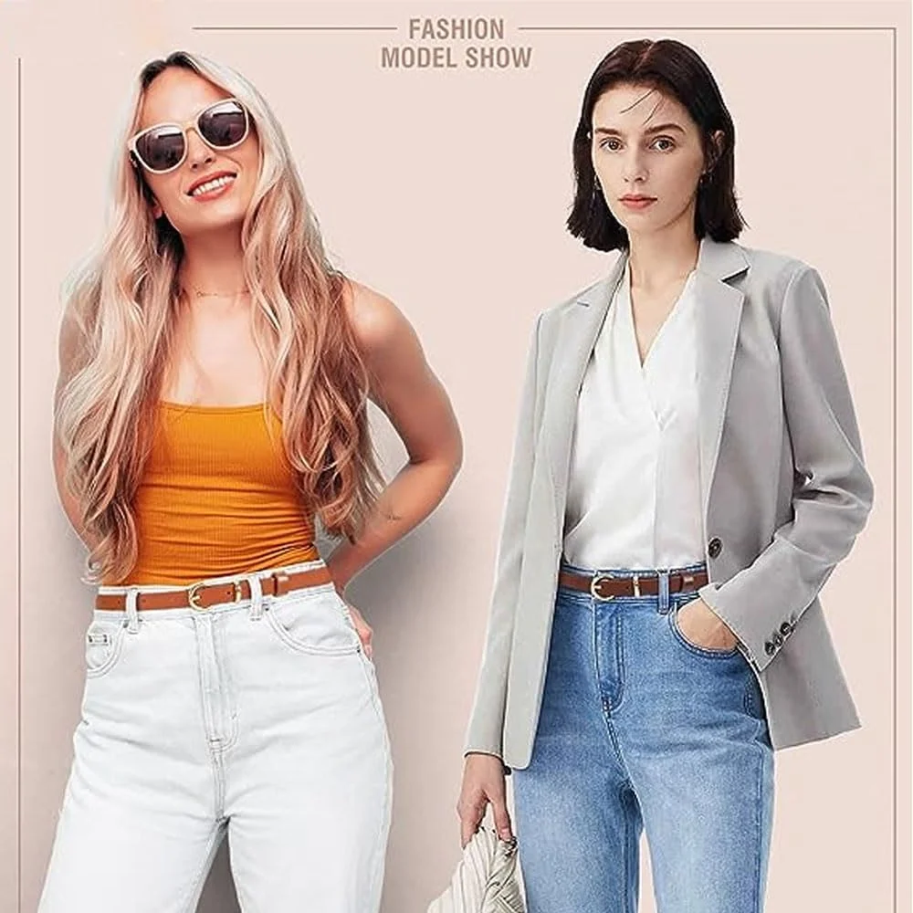 گودرن 3 عدد کمربند چرمی باریک زنانه، کمربند باریک و شیک برای شلوار جین با سگک فلزی، کمربند چرمی باریک زنانه برای لباس، کمربند باریک کمر چرم مصنوعی PU با سگک آلیاژی برای لباس جین-A گودرن 3 عدد کمربند چرمی باریک زنانه، کمربند باریک و شیک برای شلوار جین با سگک فلزی، کمربند چرمی باریک زنانه برای لباس، کمربند باریک کمر چرم مصنوعی PU با سگک آلیاژی برای لباس جین-A