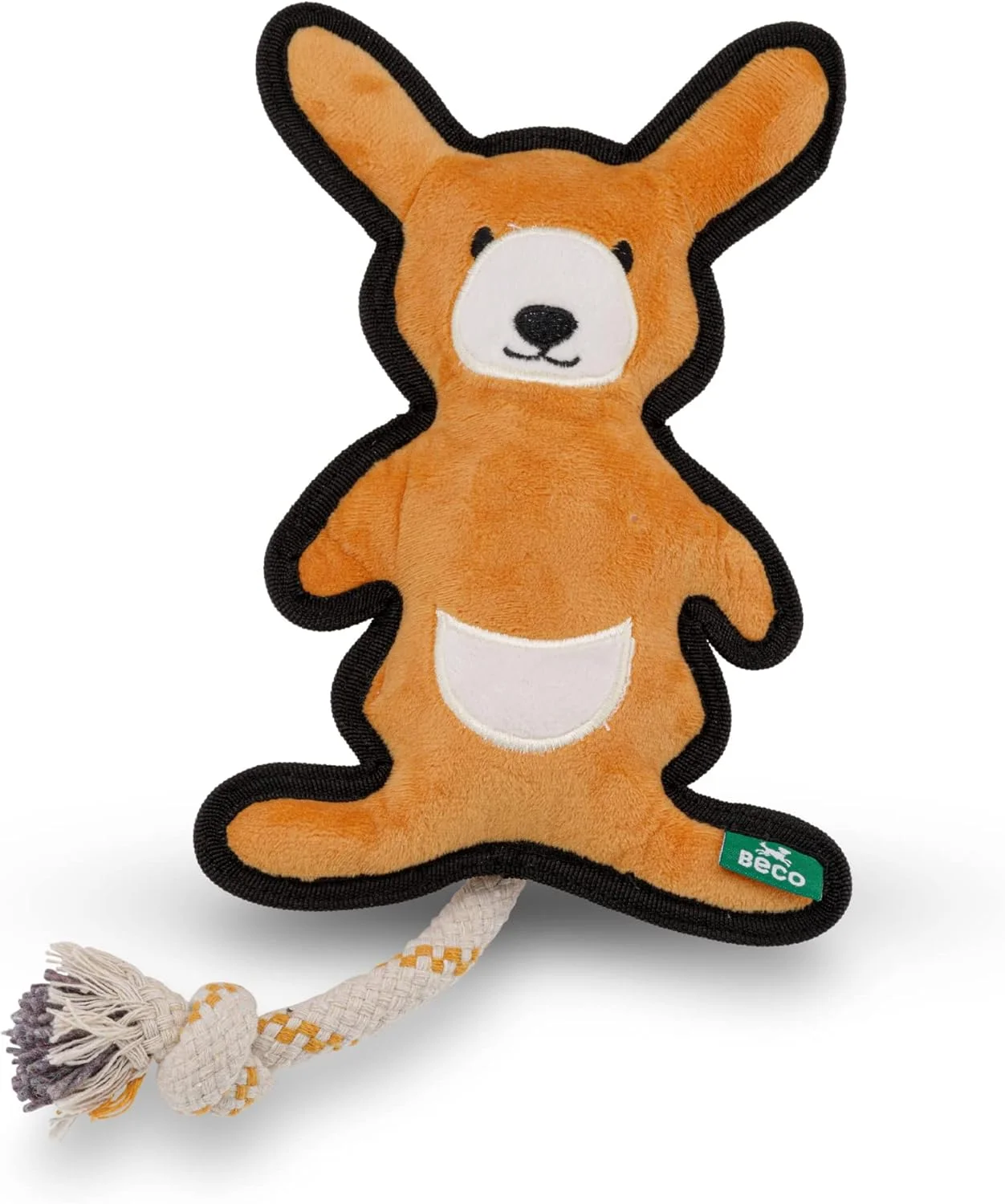 اسباب بازی سگ کانگورو صدادار دوست داشتنی Beco، ساخته شده با 65% مواد بازیافتی، مناسب برای در آغوش گرفتن، جویدن، پرتاب و بازی اسباب بازی سگ کانگورو صدادار دوست داشتنی Beco، ساخته شده با 65% مواد بازیافتی، مناسب برای در آغوش گرفتن، جویدن، پرتاب و بازی