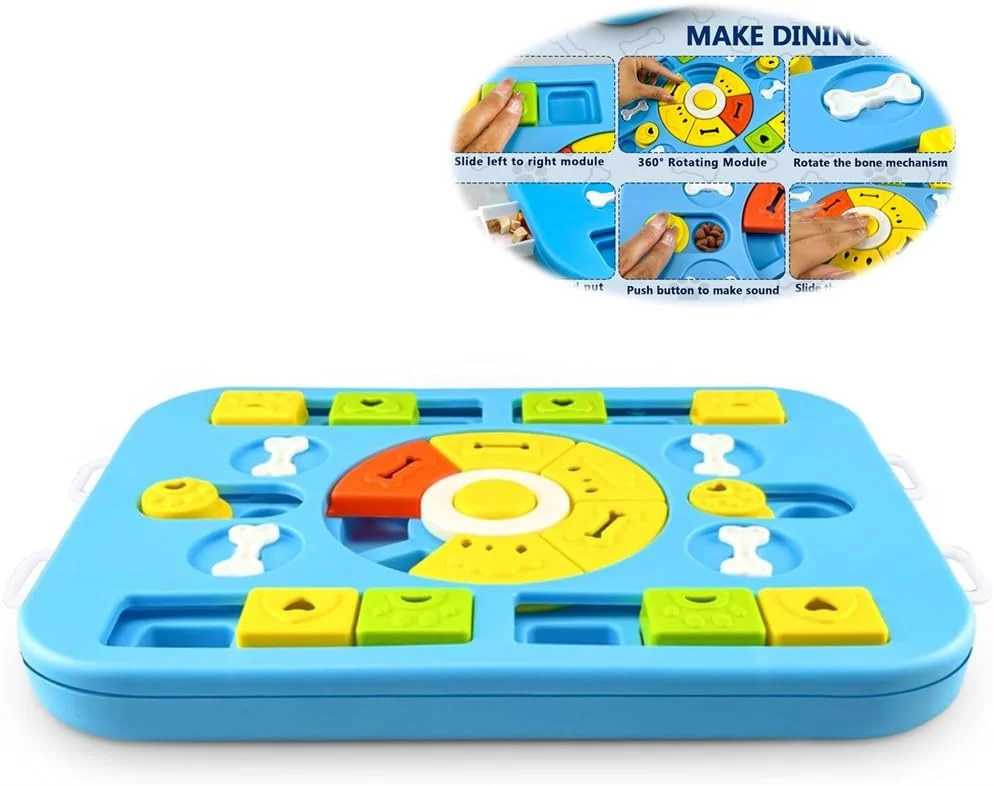 اسباب بازی پازلی سگ آزونی، غذاده آهسته برای آموزش هوش و غنی سازی ذهنی، اسباب بازی های تعاملی و محرک ذهنی برای تغذیه سگ اسباب بازی پازلی سگ آزونی، غذاده آهسته برای آموزش هوش و غنی سازی ذهنی، اسباب بازی های تعاملی و محرک ذهنی برای تغذیه سگ