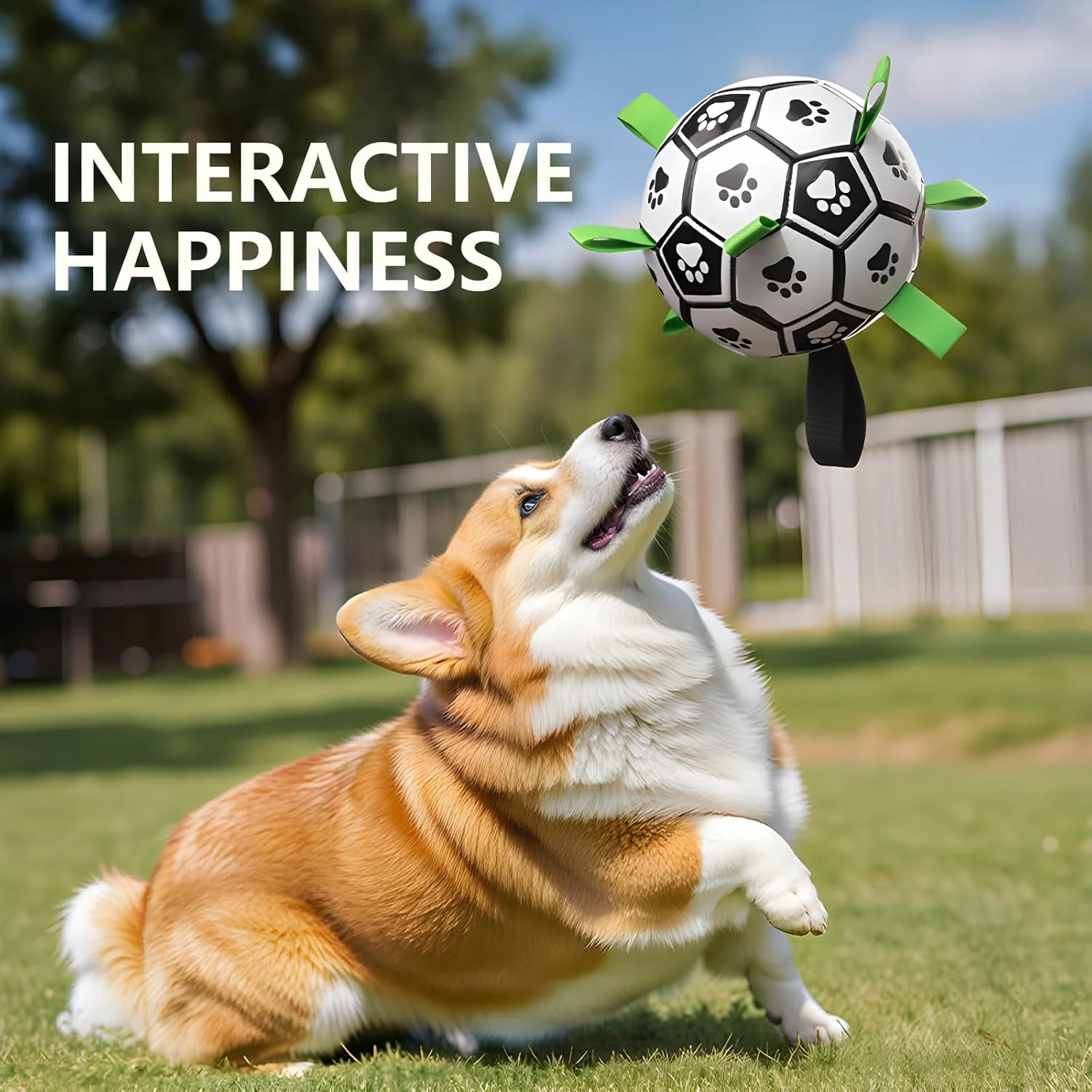توپ بازی سگ، توپ جویدنی، اسباب بازی تعاملی سگ، توپ آموزشی توله سگ با اسباب بازی حیوانات خانگی به شکل فوتبال، لوازم آموزشی توپ تعاملی سگ توپ بازی سگ، توپ جویدنی، اسباب بازی تعاملی سگ، توپ آموزشی توله سگ با اسباب بازی حیوانات خانگی به شکل فوتبال، لوازم آموزشی توپ تعاملی سگ