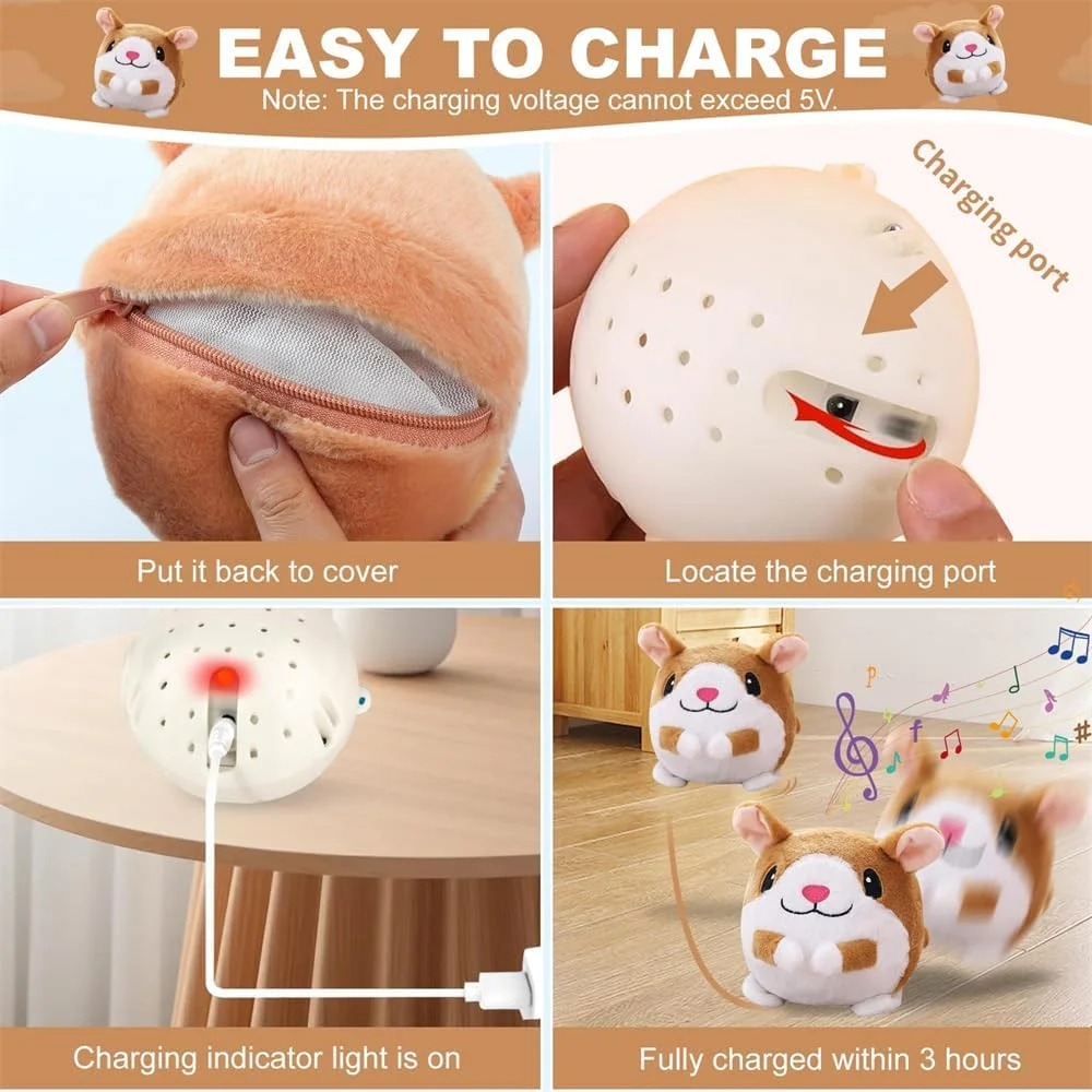 اسباب بازی های تعاملی سگ آزونی، اسباب بازی سگ متحرک با کنترل از راه دور (همستر سفید) قابل شستشو، سخنگو و جیر جیر کننده، توپ تعاملی سگ، اسباب بازی های شارژی توله سگ اسباب بازی های تعاملی سگ آزونی، اسباب بازی سگ متحرک با کنترل از راه دور (همستر سفید) قابل شستشو، سخنگو و جیر جیر کننده، توپ تعاملی سگ، اسباب بازی های شارژی توله سگ