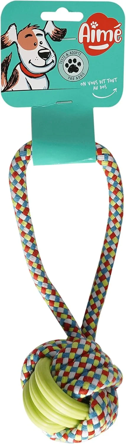 آگرو - اسباب بازی سگ طناب و کشش مخلوط 23 سانتی متر AIME