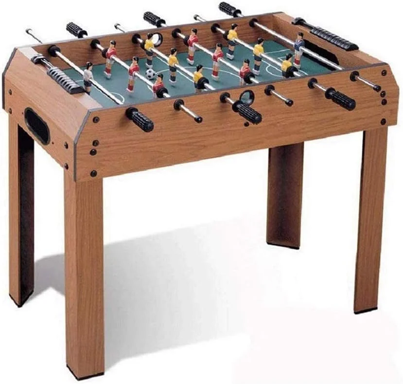میز فوتبال دستی SVASTY، میز بازی فوتبال چوبی داخل سالن، سایز مسابقه و فوتبال دستی چند نفره برای بزرگسالان، خانه، اتاق بازی
