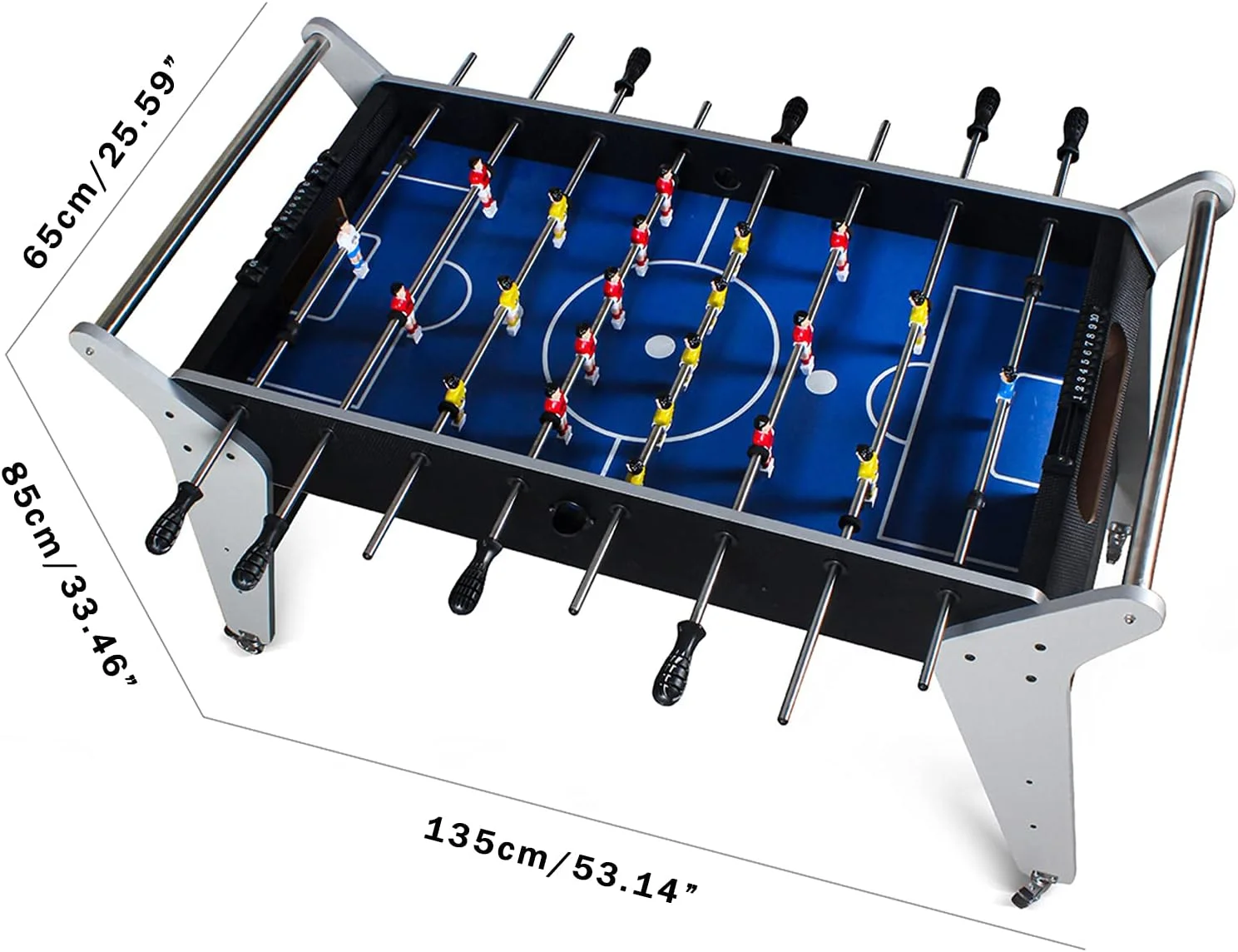 فوتبال دستی SVASTY، تجهیزات ورزشی میز فوتبال دستی کودکان و بزرگسالان، دستگاه فوتبال سرپوشیده، میز بازی فوتبال، سرگرمی اتاق بازی خانوادگی کودکان فوتبال دستی SVASTY، تجهیزات ورزشی میز فوتبال دستی کودکان و بزرگسالان، دستگاه فوتبال سرپوشیده، میز بازی فوتبال، سرگرمی اتاق بازی خانوادگی کودکان