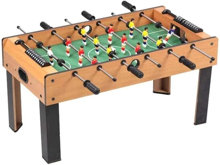 میز فوتبال دستی SVASTY - بازی فوتبال رومیزی با کیفیت مسابقات تجاری برای خانه، نصب آسان، میز بازی فوتبال چوبی مناسب برای شب های خانوادگی برای بزرگسالان و کودکان