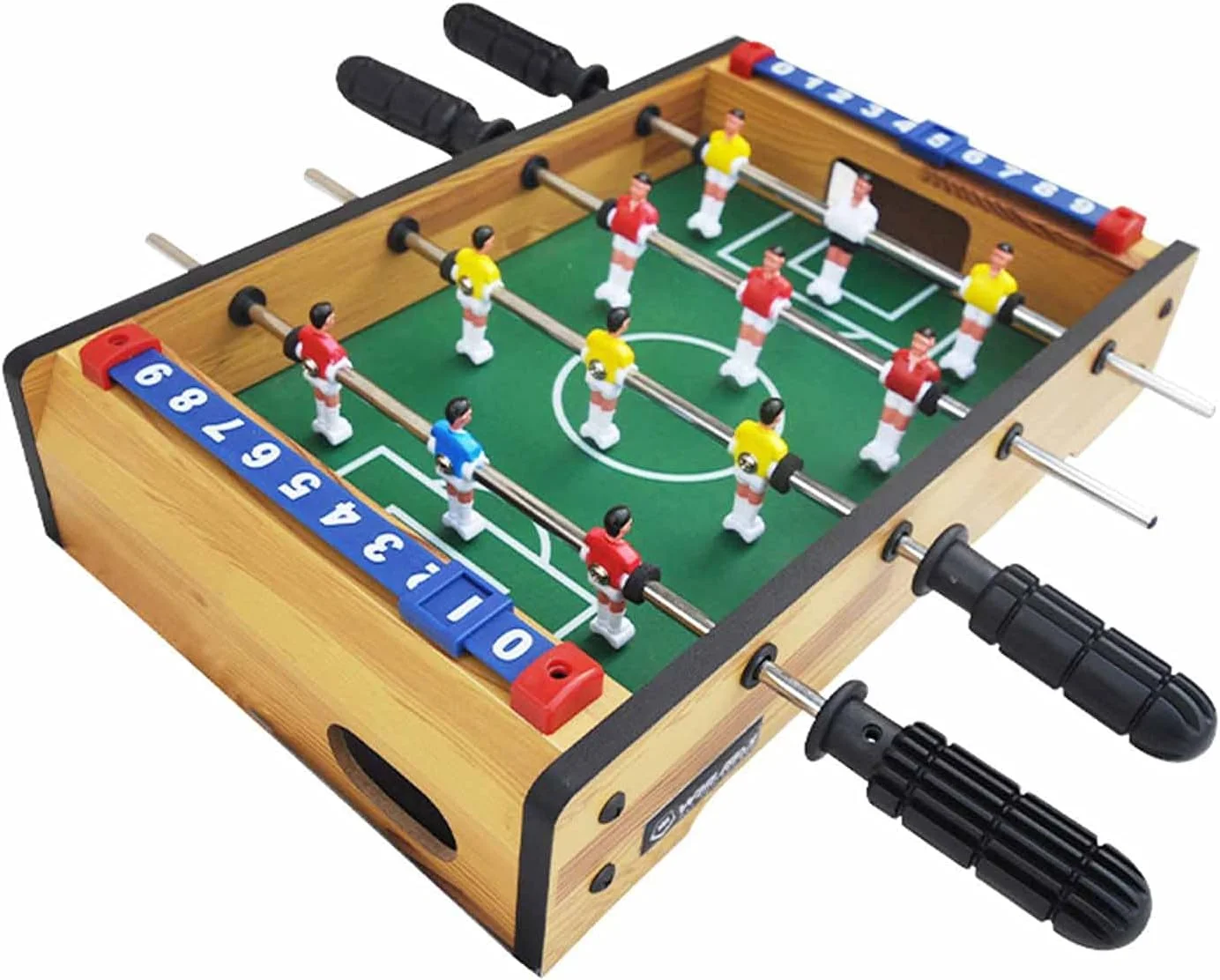 فوتبال دستی SVASTY، فوتبال دستی رومیزی کودکان، بازی فوتبال دستی چوبی مینی قابل حمل، فوتبال دستی آرکید برای خانواده و اتاق بازی