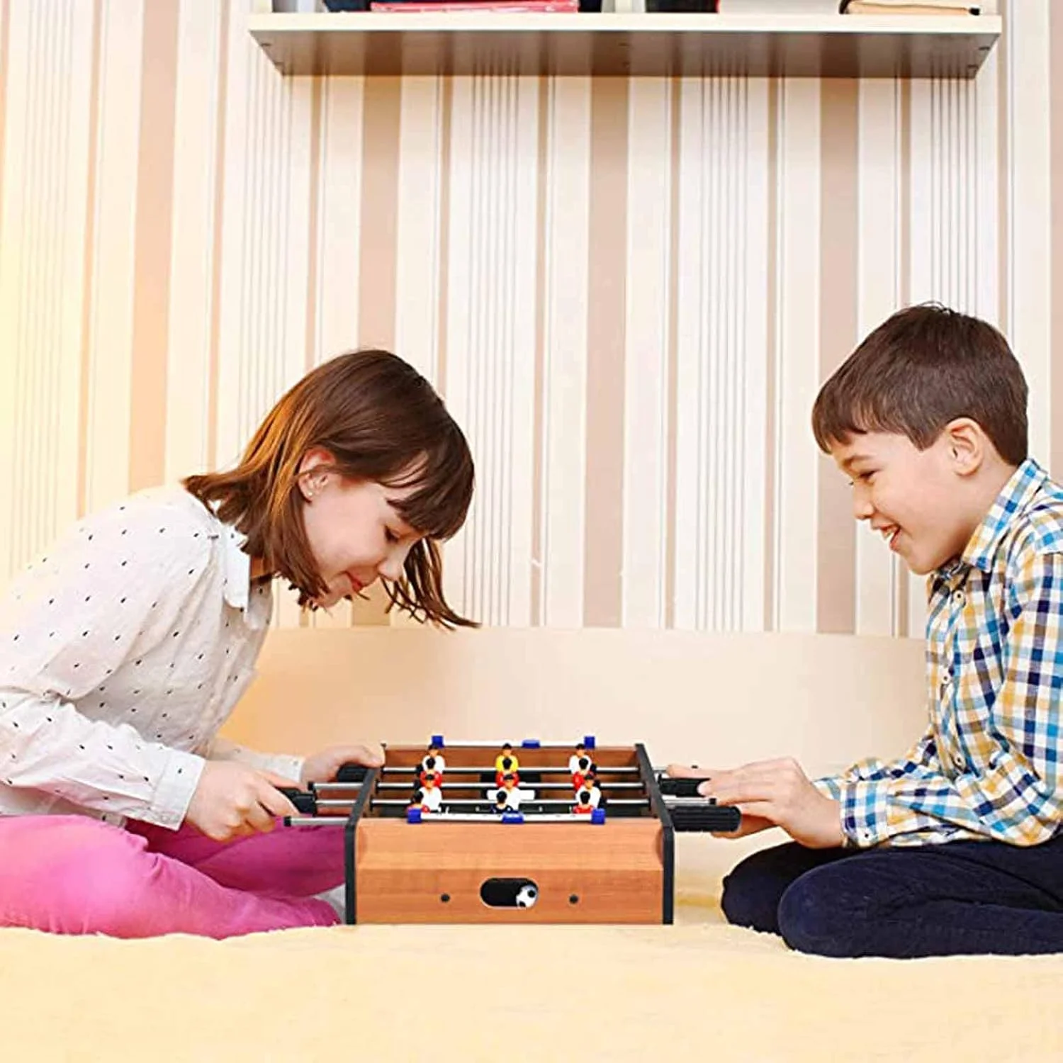 فوتبال دستی SVASTY، فوتبال دستی رومیزی کودکان، بازی فوتبال دستی چوبی مینی قابل حمل، فوتبال دستی آرکید برای خانواده و اتاق بازی فوتبال دستی SVASTY، فوتبال دستی رومیزی کودکان، بازی فوتبال دستی چوبی مینی قابل حمل، فوتبال دستی آرکید برای خانواده و اتاق بازی