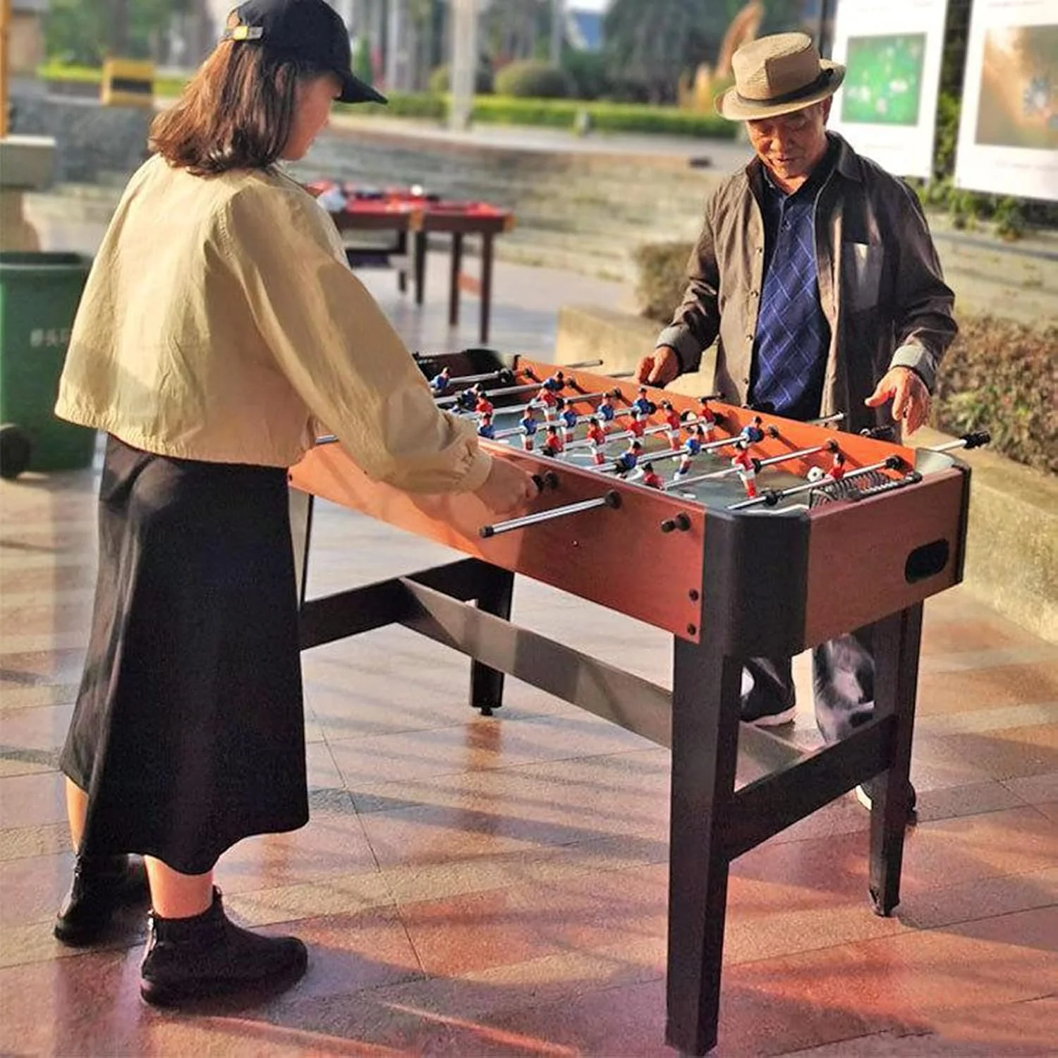 فوتبال دستی چند نفره SVASTY، مونتاژ آسان و بادوام، فوتبال دستی آرکید مناسب شب های خانوادگی و پارک فوتبال دستی چند نفره SVASTY، مونتاژ آسان و بادوام، فوتبال دستی آرکید مناسب شب های خانوادگی و پارک