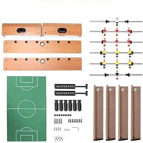 میز فوتبال دستی SVASTY - بازی فوتبال رومیزی با کیفیت مسابقات تجاری برای خانه، نصب آسان، میز بازی فوتبال چوبی مناسب برای شب های خانوادگی برای بزرگسالان و کودکان میز فوتبال دستی SVASTY - بازی فوتبال رومیزی با کیفیت مسابقات تجاری برای خانه، نصب آسان، میز بازی فوتبال چوبی مناسب برای شب های خانوادگی برای بزرگسالان و کودکان