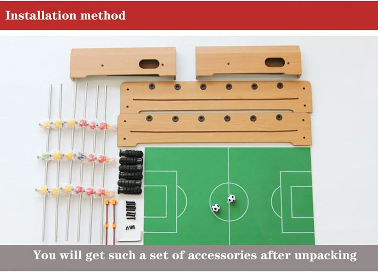 فوتبال دستی کوچک سواستی، بازی فوتبال دستی، بازی فوتبال برای کودکان و بزرگسالان، بازی فوتبال رومیزی چوبی با 6 توپ فوتبال دستی کوچک سواستی، بازی فوتبال دستی، بازی فوتبال برای کودکان و بزرگسالان، بازی فوتبال رومیزی چوبی با 6 توپ